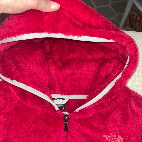 The North Face Osito Fleece Hooded Jacket Hot Pink - Picture 2 of 4